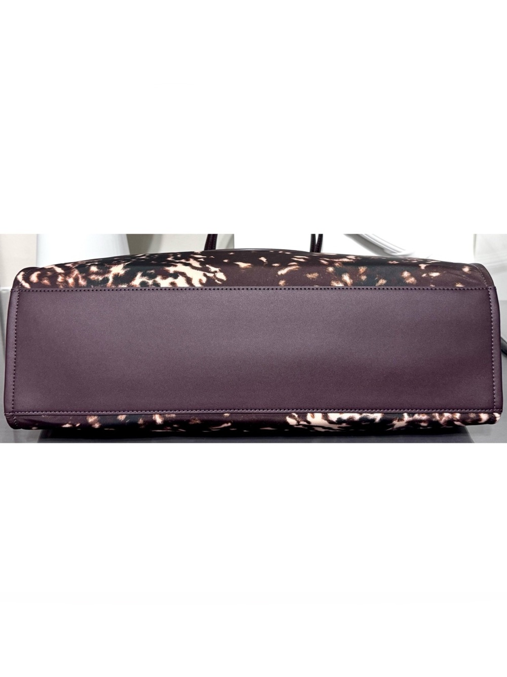 TORY BURCH ELLA PRINTED TOTE, FALL FAWN - Picture 6 of 9